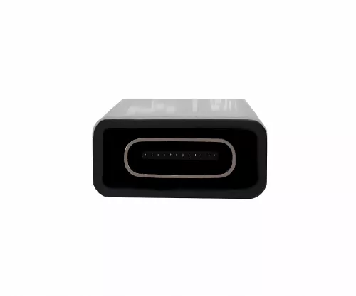 Adapter, vtič USB A v vtičnico USB C, aluminijast, vesoljsko siv